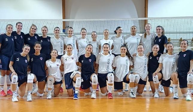 Mondovì Volley, buon test in Valle d’Aosta: 2-2 con il Cogne Aosta