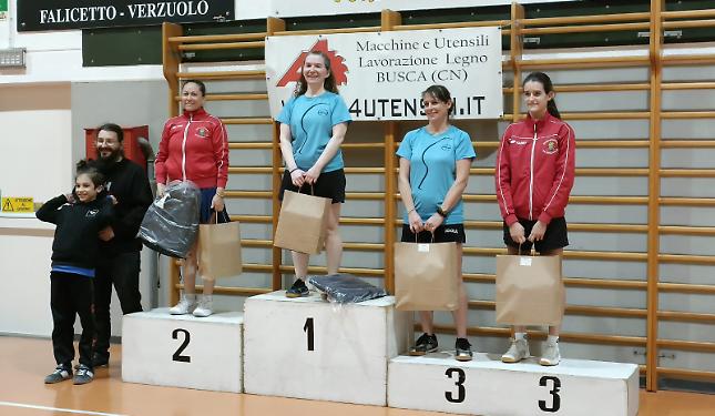 Il TT Mondovì domina il podio femminile all'"Alessandrini"