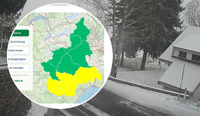 NEVE IN ARRIVO - Arpa dirama "allerta gialla"