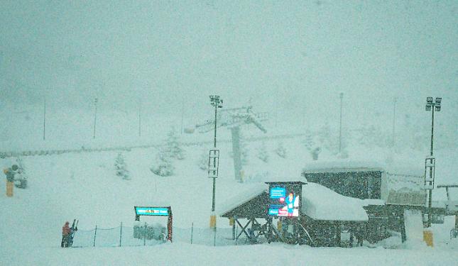 A Prato Nevoso 80 cm di neve. &laquo;Si prevede di superare il metro entro breve&raquo;