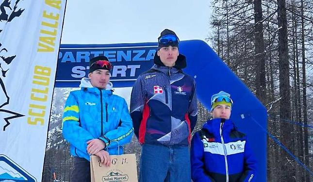 Monte Rosa ai piedi, Blangero sul trono: trionfo U18 in sci alpinismo