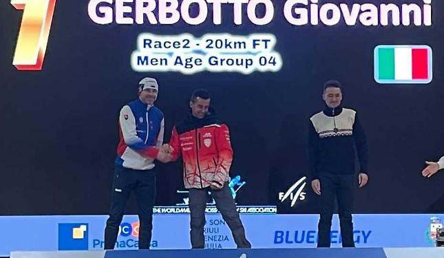 Gerbotto vola sulla neve mondiale: oro iridato ai Mondiali Master