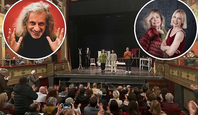 Quattrini, De Laurentiis e Bergonzoni accendono il Marenco: febbraio di stelle a teatro