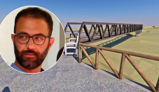 Una passerella sospesa sul Pesio: prende forma la nuova ciclopedonale verso il centro