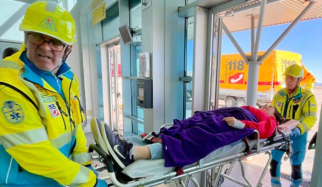 &ldquo;Un aereo &egrave; uscito dalla pista&rdquo;: esercitazione di emergenza all&rsquo;aeroporto